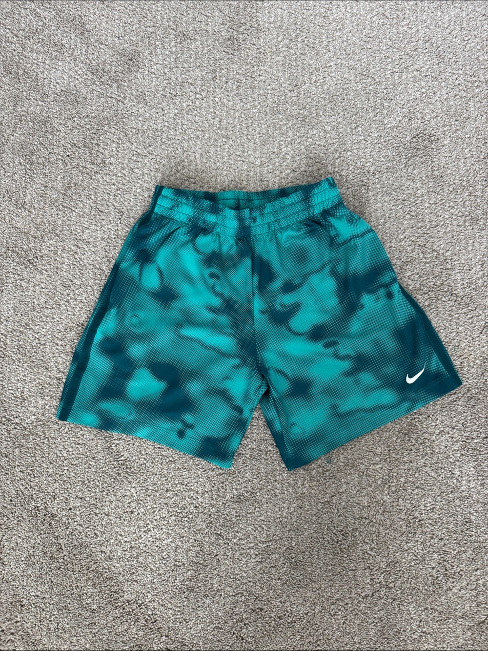 Nike Teal and Dark Teal Performance Shorts